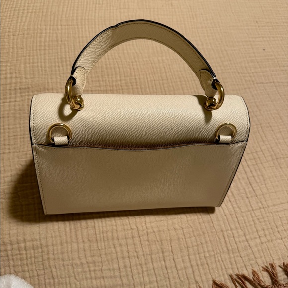 Coach Tilly Top Handle Satchel with Signature Canvas in Chalk - Picture 3 of 5
